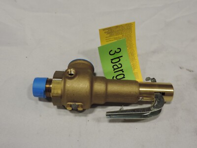 APOLLO 19M-FE-L45CETUQ 1''X1-1/4'' MXF SafetyRelief Valve Set @ 45 PSI, BronzeBody