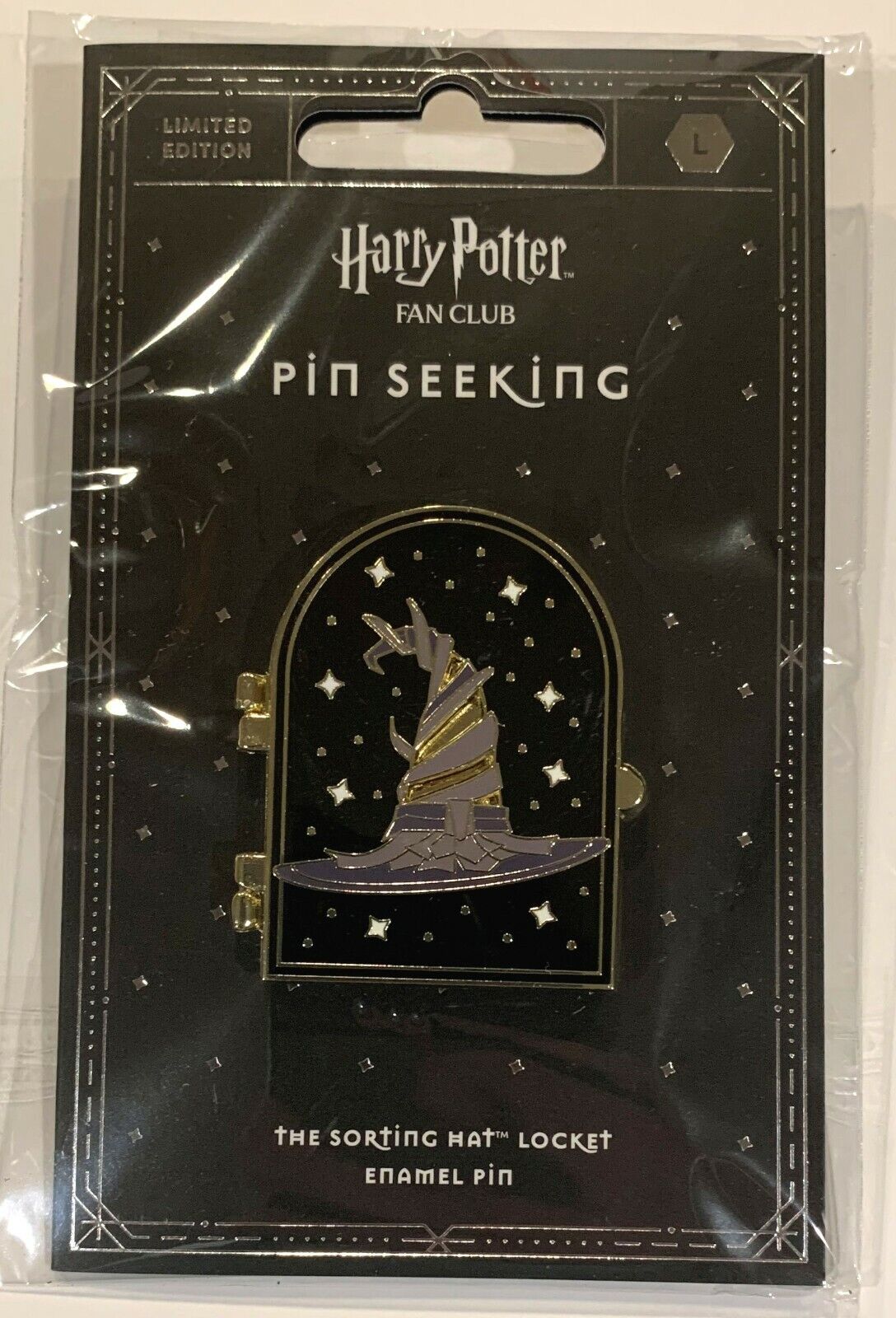 Harry Potter Fan Club Pin Seeking Sorting Hat Locket Enamel Pin Limited  Edition