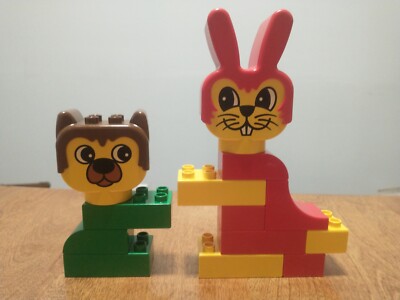 Lego Duplo Bear and Rabbit Friend Complete Set 1594 No Instructions | eBay