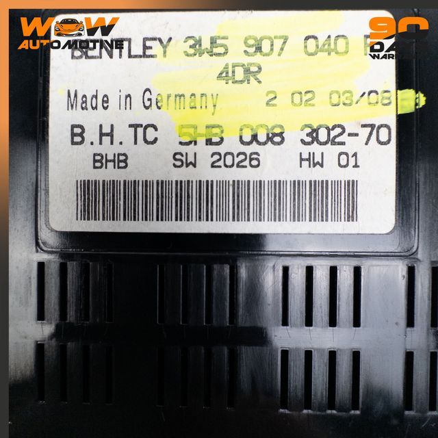 06-13 BENTLEY CONTINENTAL FLYING SPUR AC HEATER TEMPERATURE CONTROL UNIT OEM