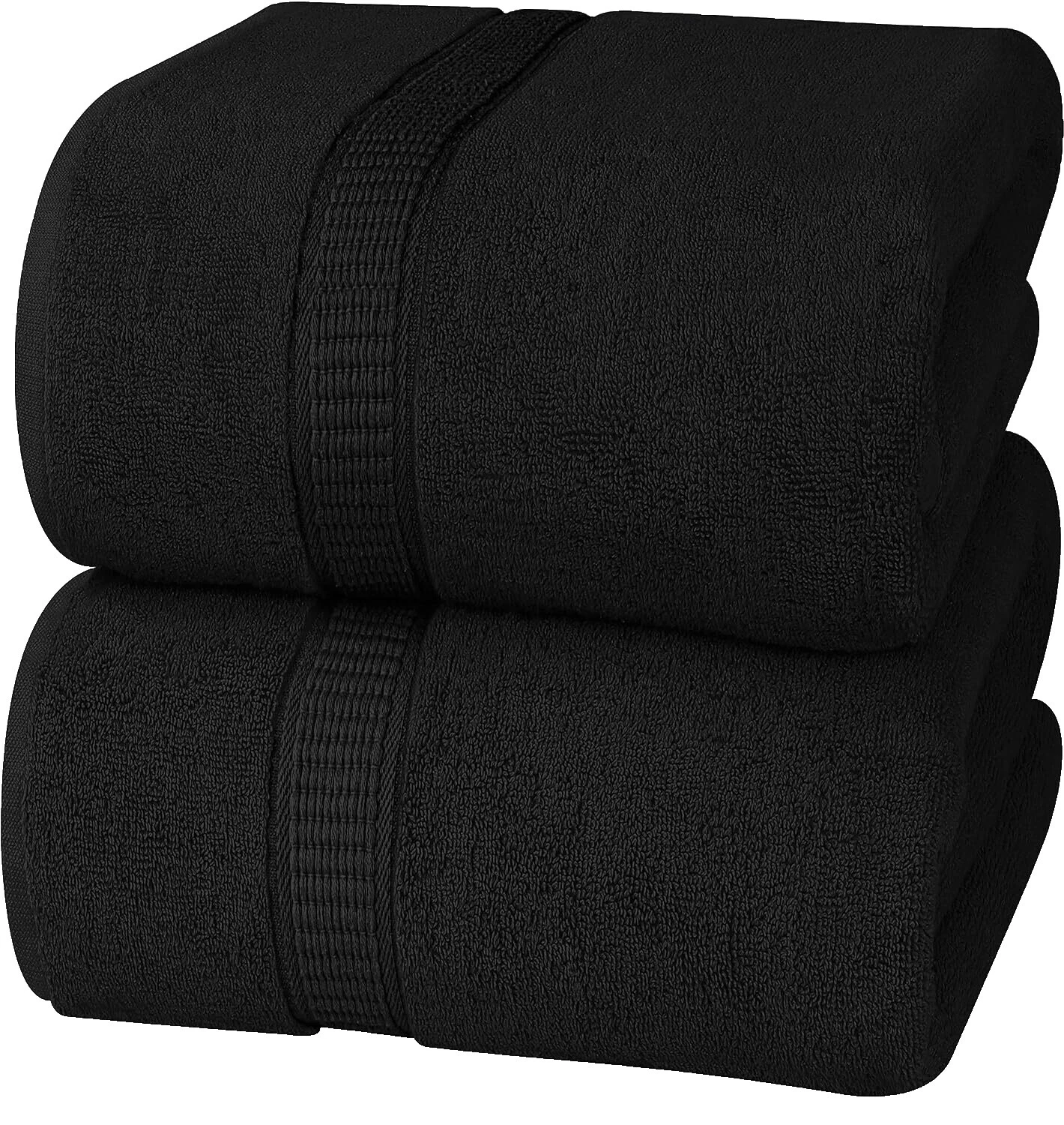 Toallas de baño negro de Navidad y mantillas