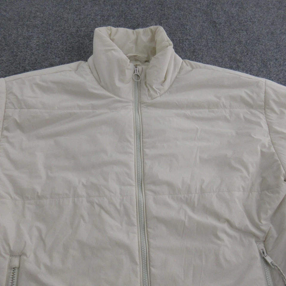 Женская куртка Vuori XL белая утепленная пуховик Canyon переработанная на молнии VW532 - Изображение 4 из 4