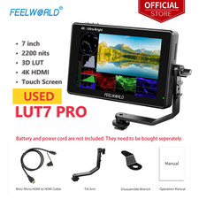 FEELWORLD LUT7 PRO 7 inch DSLR Camera Field Monitor Bright HDMI Touch