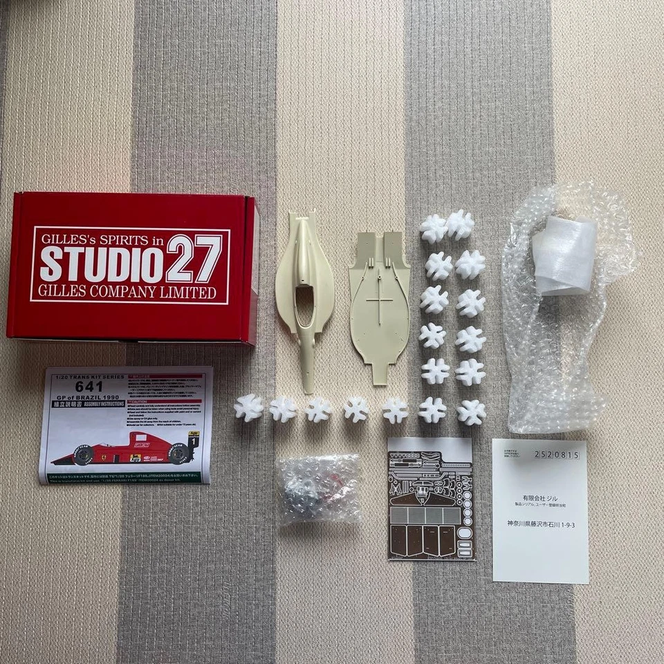 Tamiya Ferrari 641 F189 Scala 1/20 Model Studio 27 Transformer Kit Set Nuovo - Immagine 3 di 4