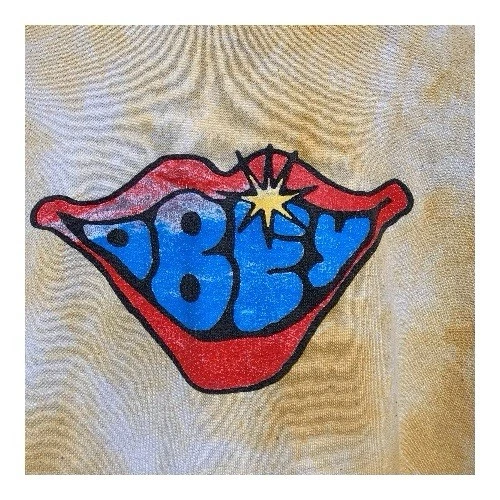 Sudadera Obey Worldwide Para Hombre Grande Amarilla Blanca Tie Dye Sudadera con Capucha Ropa de Calle Punk Foto 2 de 4