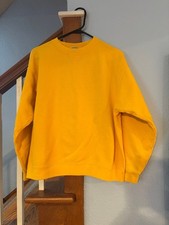 Pro spirit vtg women’s L yellow sweatshirt USA made
