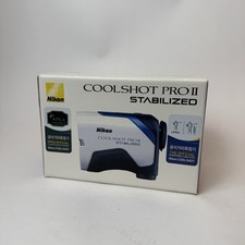Nikon COOLSHOT PRO II Stabilized Golf Laser Rangefinder 6x Waterproof w/Case