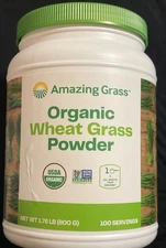 Amazing Grass Organic Wheat Grass 28 2 oz 800 g Kosher, Organic, 100 servings