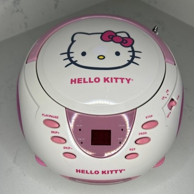 Hello Kitty CD Player Stereo AM/FM Radio Boom Box PARTS ONLY