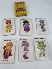 Vintage Golden Rainbow Brite Giant Card Game 40 Cards Complete Very Good