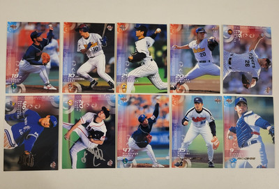 2002 BBM JAPANESE BASEBALL Vintage 10 CARD LOT Nice NM/MT Hiroshi Shibakusa +++