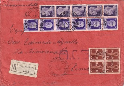 XX24-KINGDOM OF THE SOUTH-RACC. FROM PALERMO TO ROME 1945