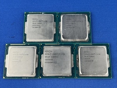LOT 5x Intel Core i7-4790 3.60GHz Quad Core LGA1150 SR1QF CPU Haswell Processors