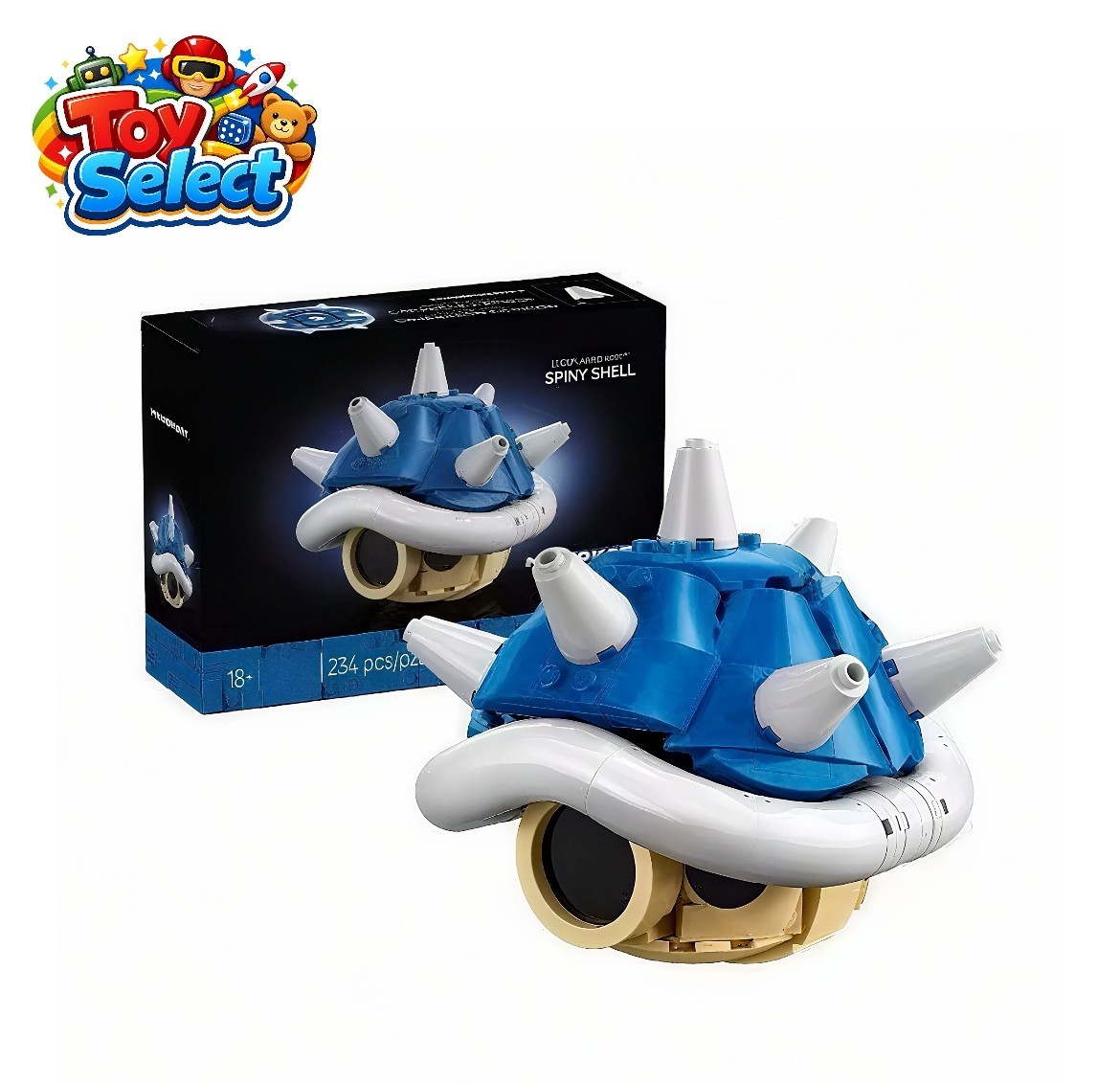 MOC Figurine Kart Coquille Épinée Idée Cadeau Anniversaire Adulte et Enfant