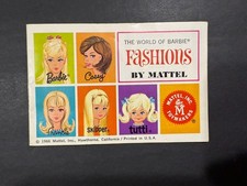 1966 World of Barbie Barbie Fashions Book