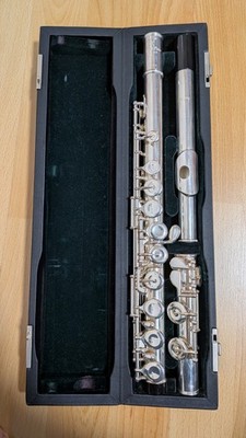 Pearl PF 525E Quantz 525 Querflöte E Mechanik Gebraucht inkl. Etui