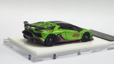 【希少】Ovaltone Lime Comp 1:64 Veloce x Apex Studio Lamborghini Aventador SVJ Lime Green