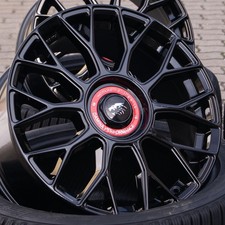 18 Zoll Alufelgen DM10 für VW Tiguan 1 5N T-Roc Touran 1T mit ABE 57,1 Schwarz