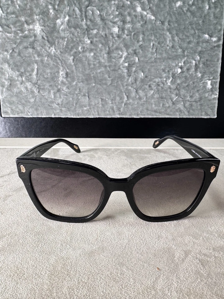 Gafas de sol Just Cavalli SJC044 para mujer negras con estampado de serpiente lentes degradadas *Leer Foto 3 de 4