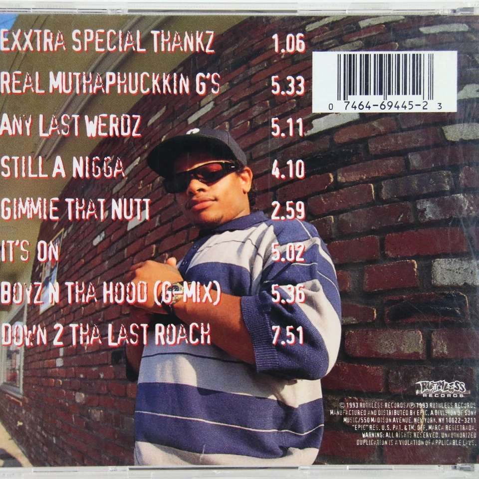 Music Musik Album CD Eazy-E – It's On (Dr. Dre) 187um Killa Sehr Gut - Bild 2 von 3