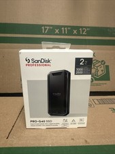 SanDisk PRO-G40 2TB NVMe USB-C Portable External SSD SDPS31H-002T-GBCND 
