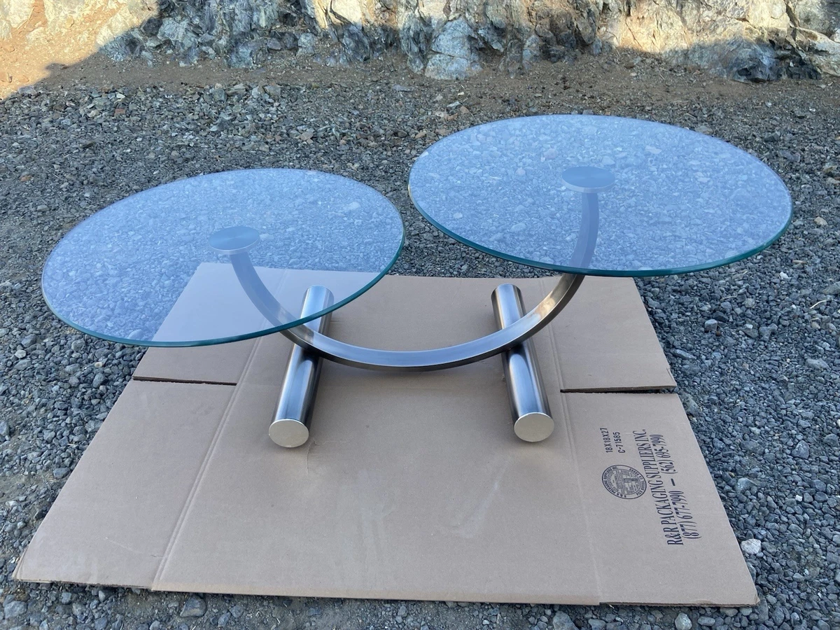 Vintage Glass Tables for sale - eBay