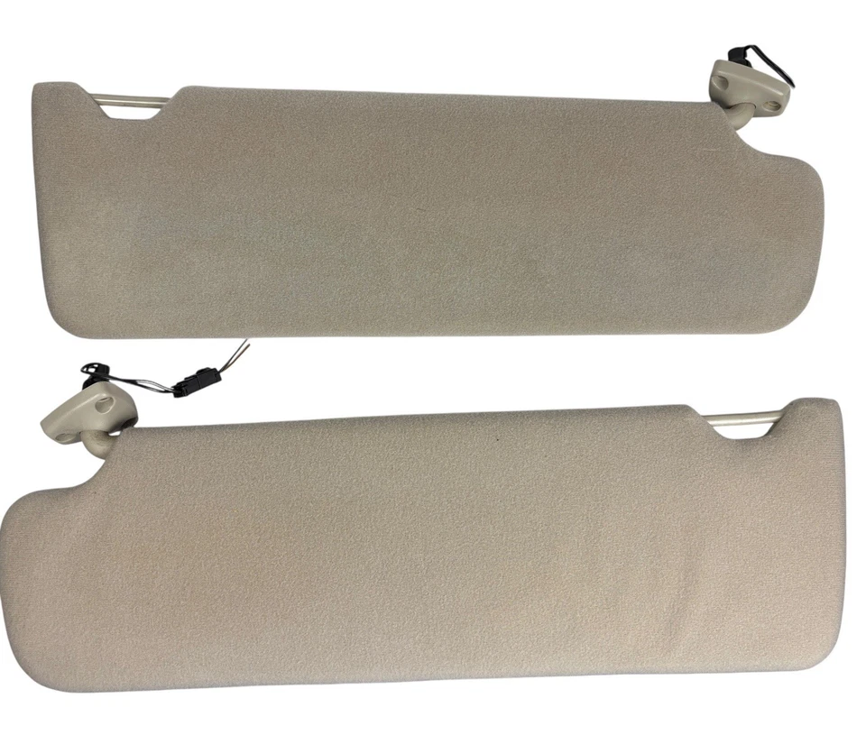 Пара бежевых солнцезащитных козырьков для Jaguar XJ6 XJR XJ12 1995–1997 годов от оригинального производителя - Изображение 3 из 4