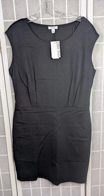 Nine West Mini Dress Black Large NWT $50 Formal Wedding Cocktail Elephant Comfy