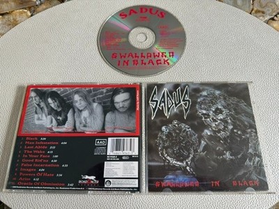 SADUS - SWALLOWED IN BLACK 1.PRESS CD (GERMANY) 1990     DEATH,SLAYER,DARK ANGEL