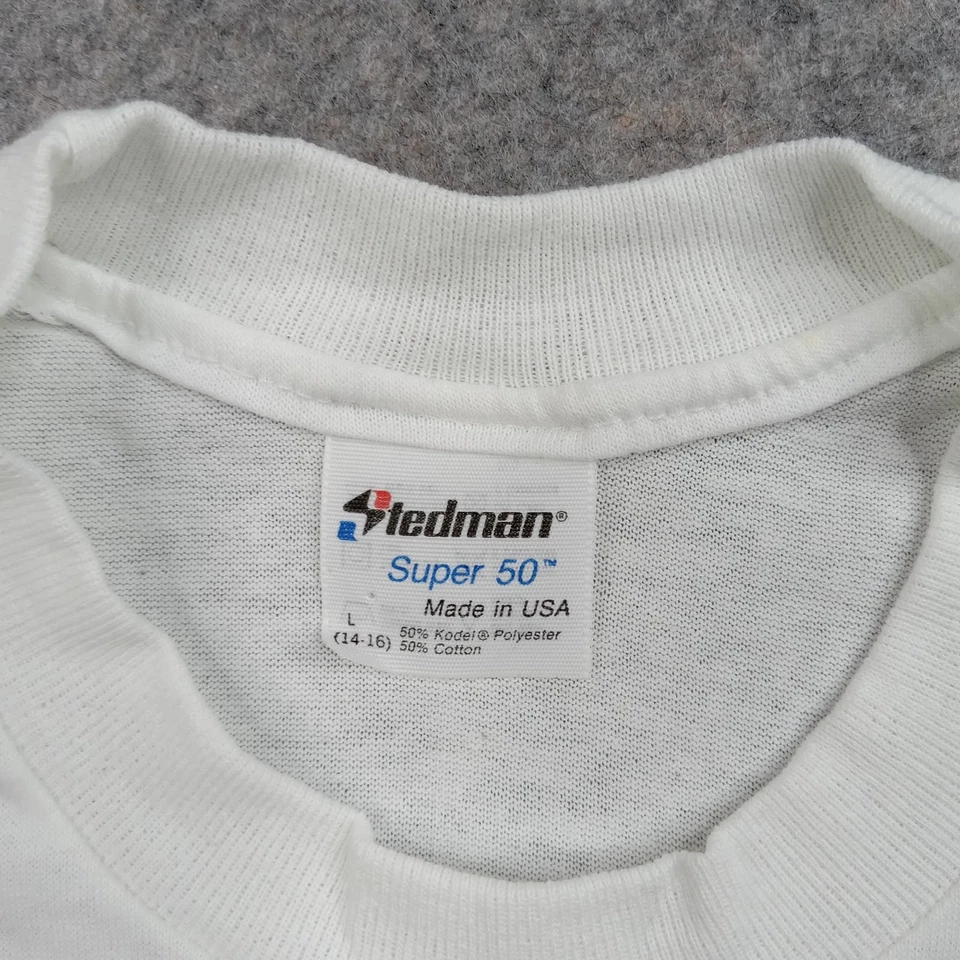 Vintage Hallmark Shirt Youth Small 6-8 Easter Graphic 90s USA Stedman Egg 644 - Image 2 of 4