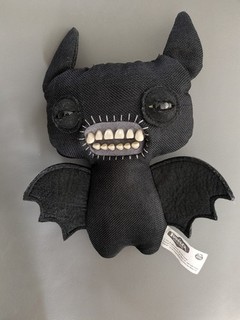 Retired Fuggler Count Fuggula Black Bat Gold Button