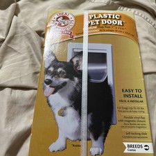 Ideal Pet Products Plastic Pet Door Medium Flap Size 7" x 11 1/4" New