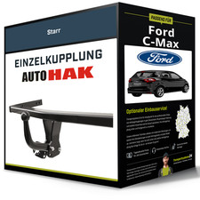 Starre Anhängerkupplung für FORD C-Max 10.2003-08.2010 I Typ DM2 Auto Hak NEU
