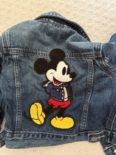 Baby Gap Disney Mickey Mouse Toddler Denim Jacket Size 2