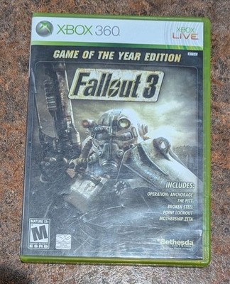 Fallout 3: Game of the Year Edition W/Manual (Missing Disc 2)