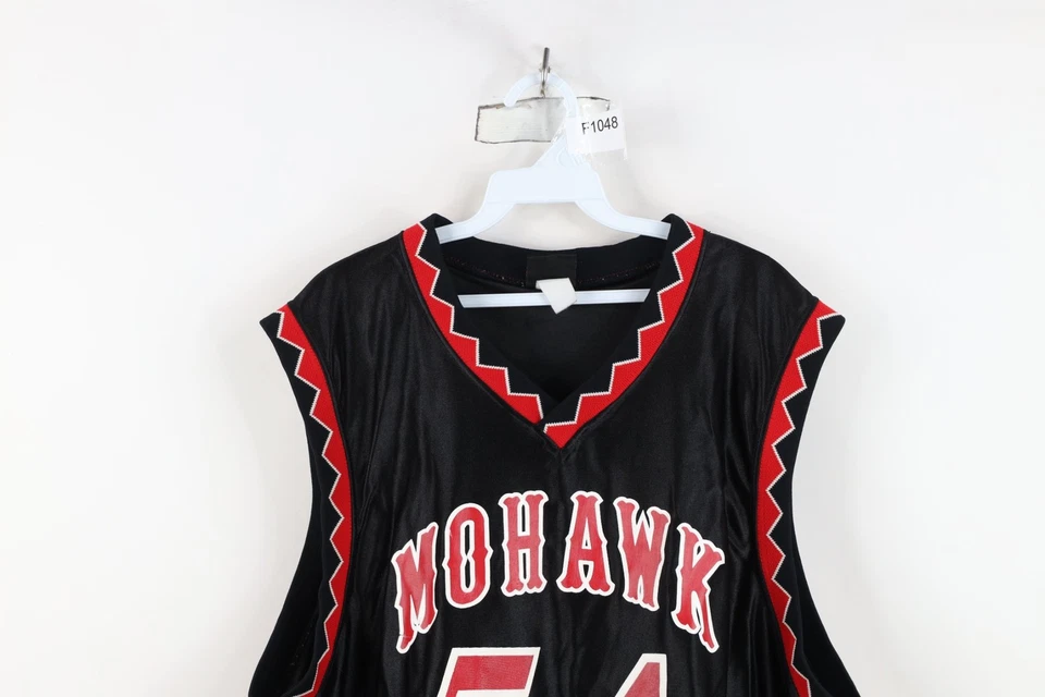 Camiseta deportiva de baloncesto mohawk vintage años 90 Wilson para hombre 2XL a rayas geométrica #54 EE. UU. Foto 2 de 4