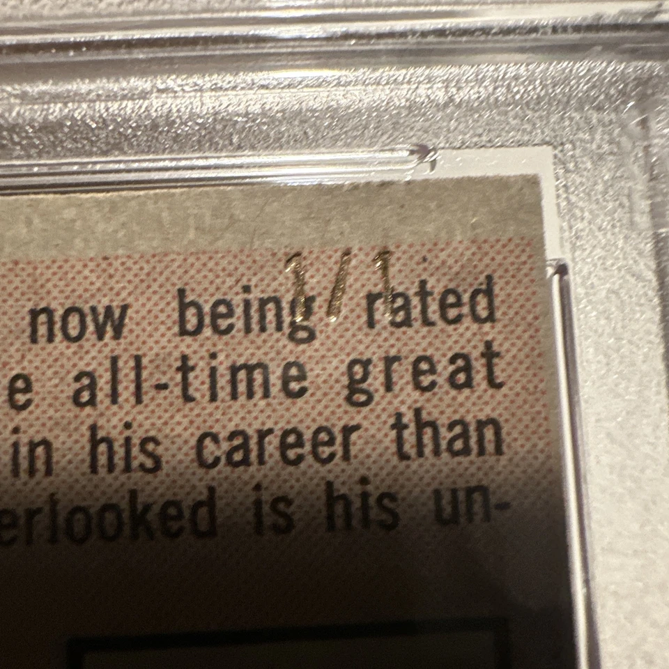 1958 Topps Yogi Berra 2024 Advent Buyback 1/1 Yankees , Rare - Image 3 of 3