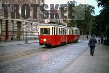 35mm Slide POLAND Szczecin Tram Strassenbahn 279 c1974 Original 