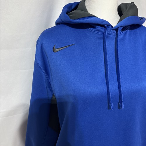 Nike Therma Fit Hoodie Herren Large Blau Kängurutasche Sweatshirt - Bild 5 von 10
