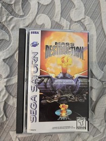 Sega Saturn Mass Destruction 1997 Complete in Box, Tested Working