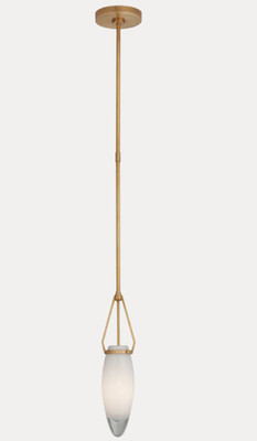 Visual Comfort & Co. CHC5420ABWG Chapman & Myers, Myla Small Single Pendant Y21K