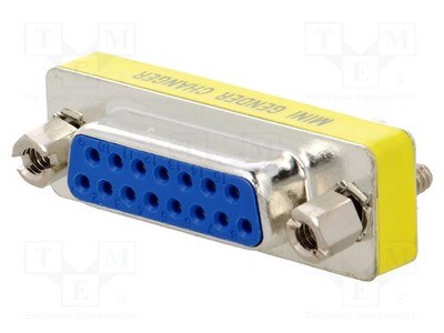 Anschluss: Adapter D-Sub 15pin männlich,D-Sub 15pin weiblich