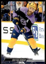2022-23 Upper Deck Mattias Ekholm Nashville Predators #100