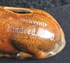 Pottery Buffalo Penny Bank Souvenir Of Kindred N.D. — photo 2