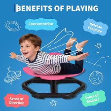 Spinning Chair for Autistic Kids Sensory Swivel Spin Chair Weight Capacity 220LB