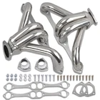 Stainless Hugger Headers For Chevy Small Block SB V8 262 265 283 305 327 350 400