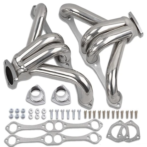 Stainless Hugger Headers For Chevy Small Block SB V8 262 265 283 305 327 350 400