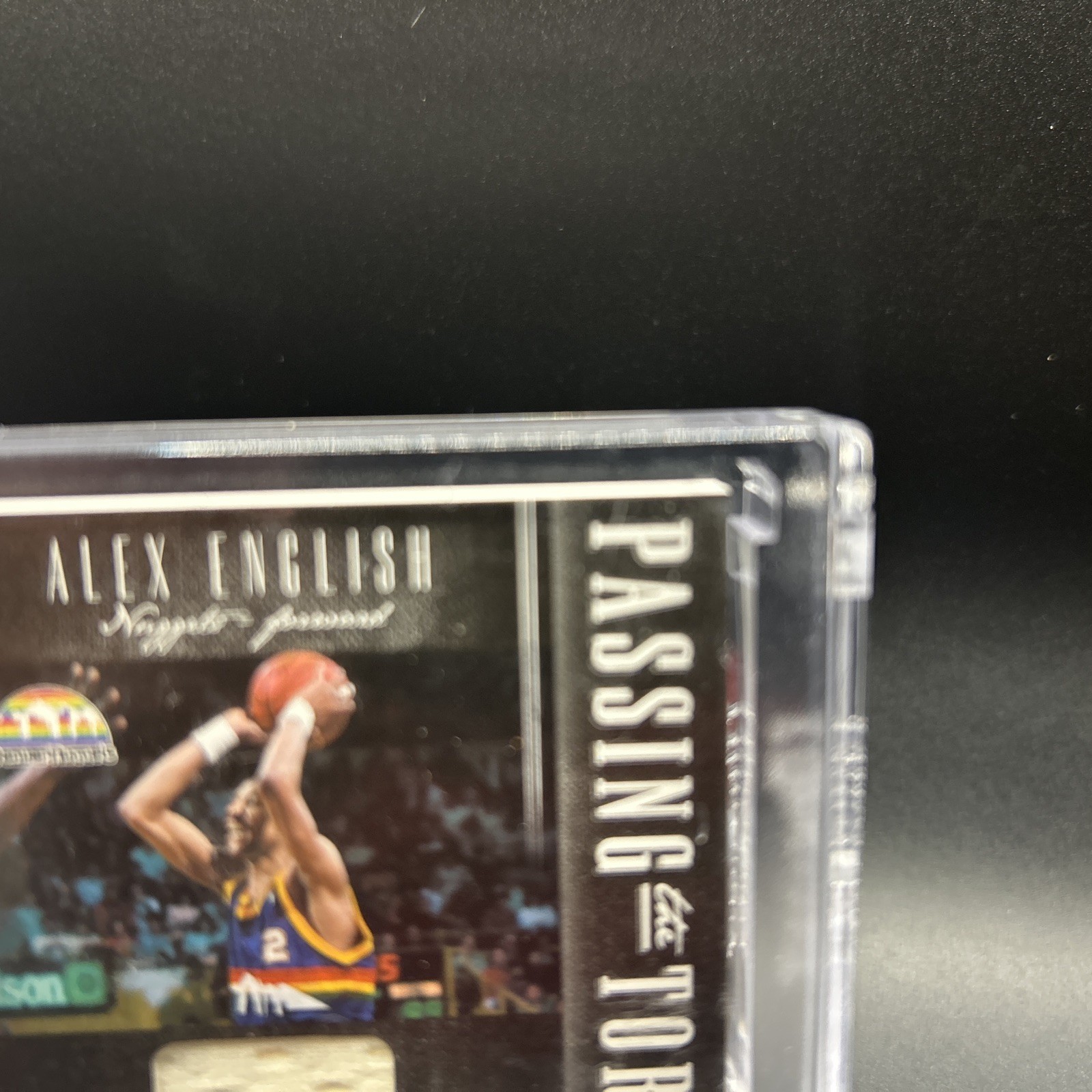 2011 Alex English/JR Smith Passing The Torch Dual Logoman 23/25 view 3