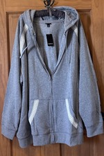 TORRID SWEATSHIRT ZIP HOODIE FLEECE SWEATER TOP CROCHET TRIM 6 6X 6XL 30 NEW