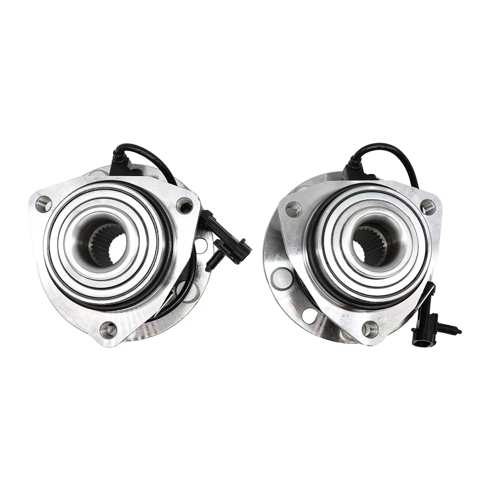 Pair Front Wheel Hub Bearings Assembly For Chevy Blazer S10 GMC Jimmy Sonoma - Imagem 3 de 4